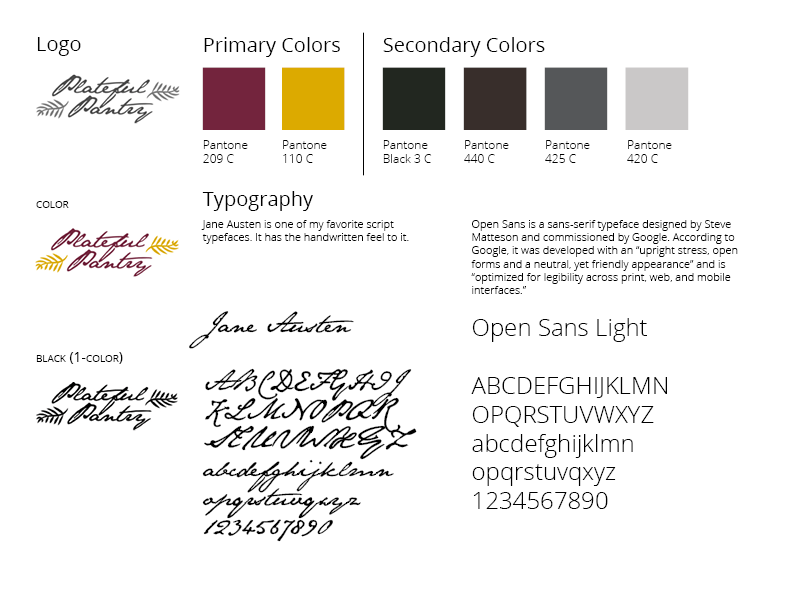 ColorPalette and Typography