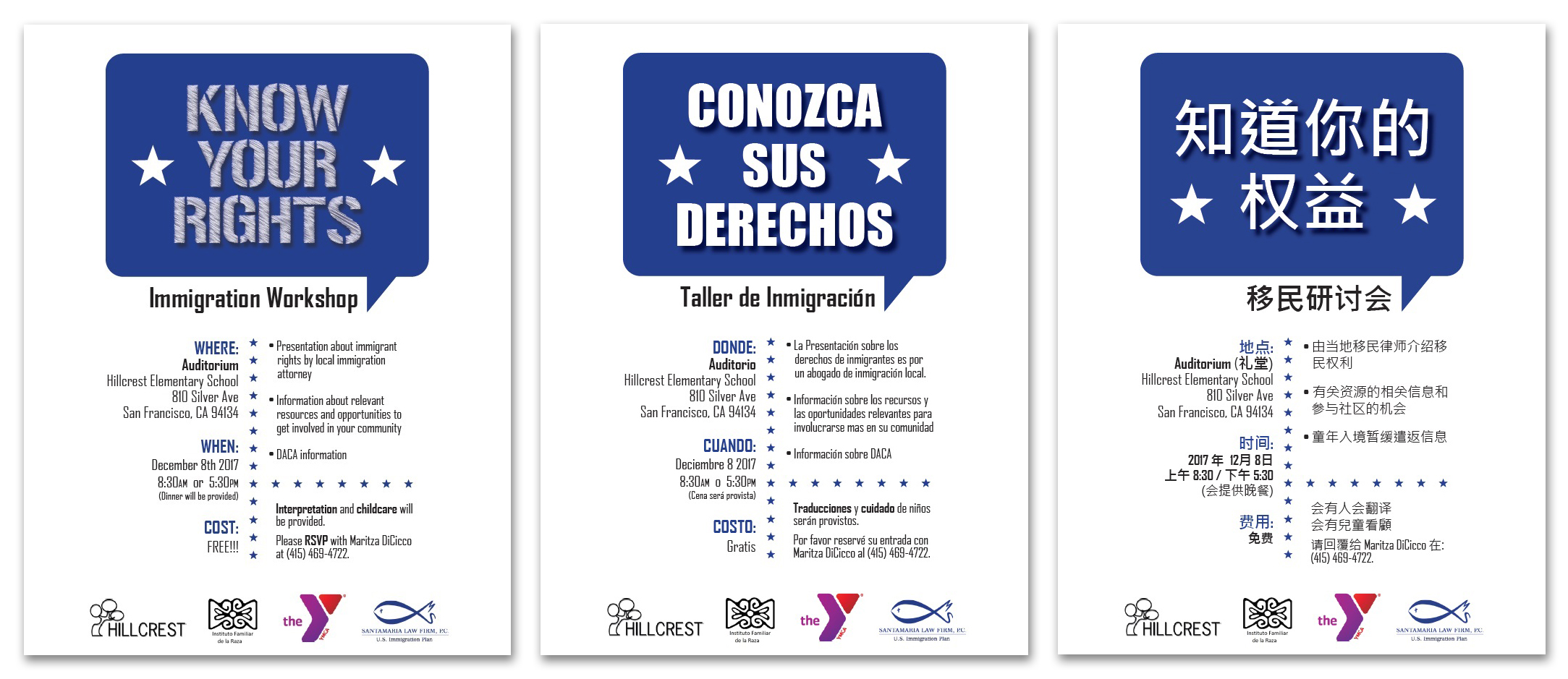 Know Your Rights flyer